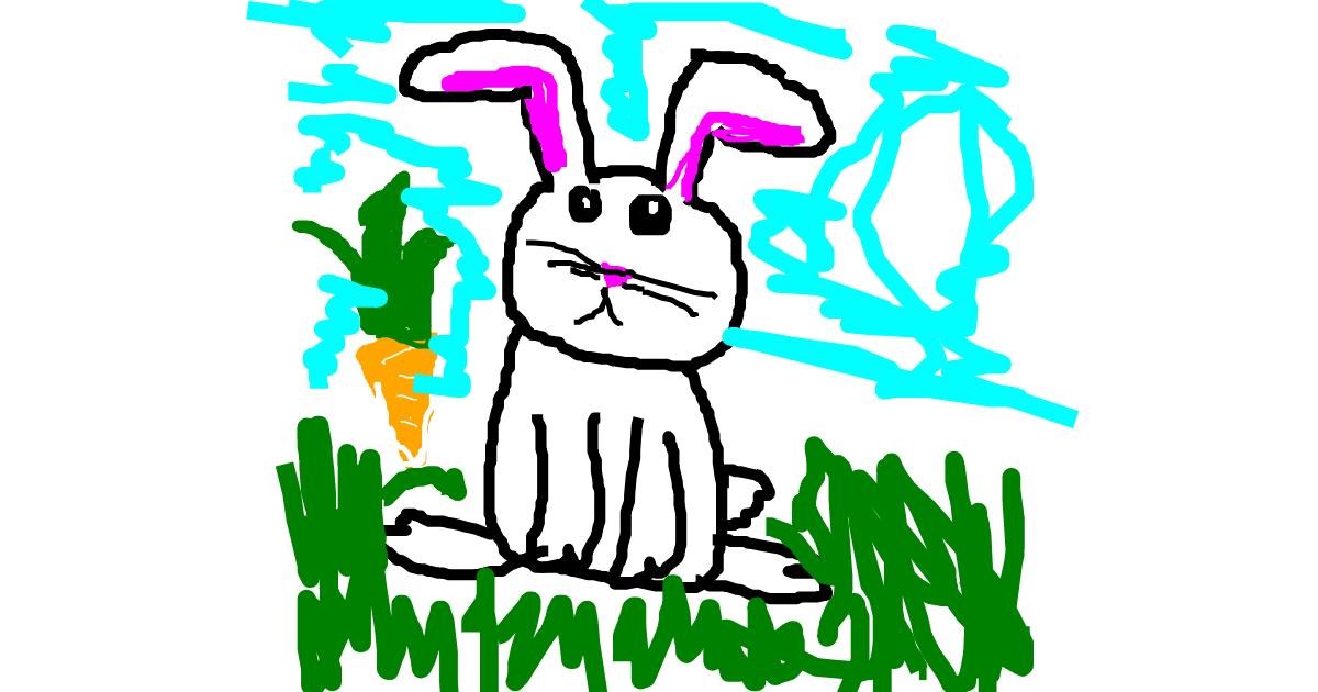 Drawing of Rabbit by dscwvjh