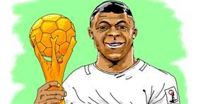 Kylian Mbappé - autor: Flowerpot