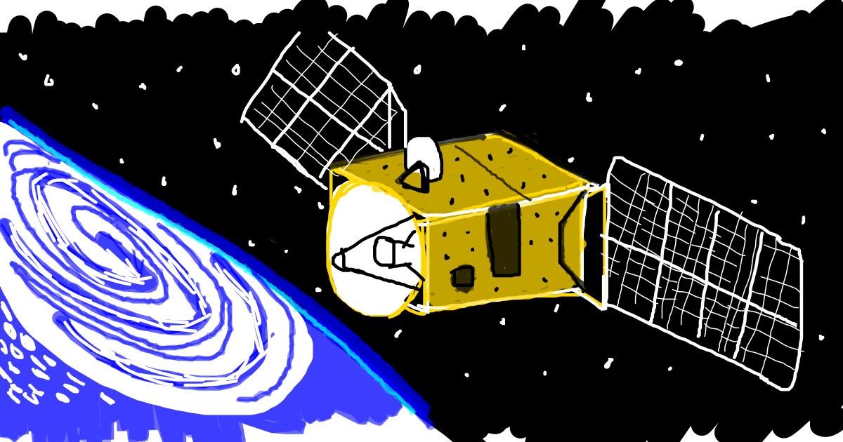 Drawing of Satellite by Destiny