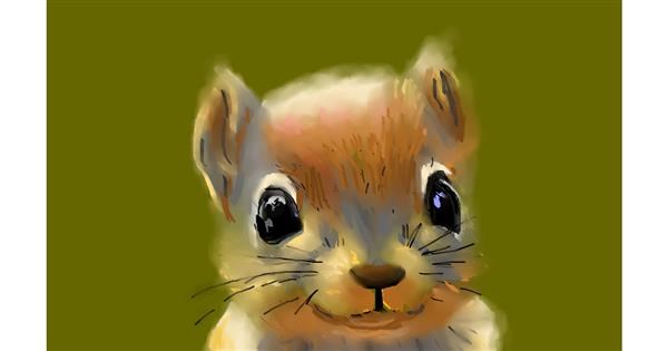 Drawing Of Squirrel By Herbert Drawize Gallery