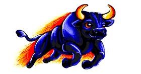 Drawing of Bull by Vulpix