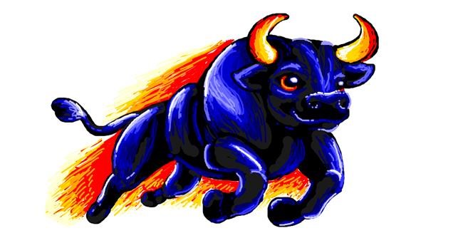 Drawing of Bull by Vulpix