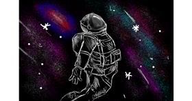 Drawing of Astronaut by Unknown