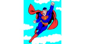 Drawing of Superman by Яandi