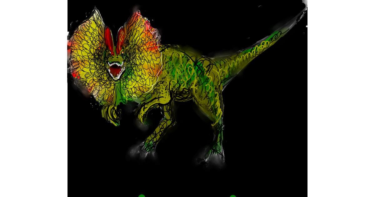 Drawing of Dinosaur by Labyrinth