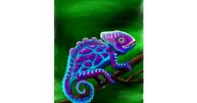 Drawing of Chameleon by 🌌Mom💕E🌌