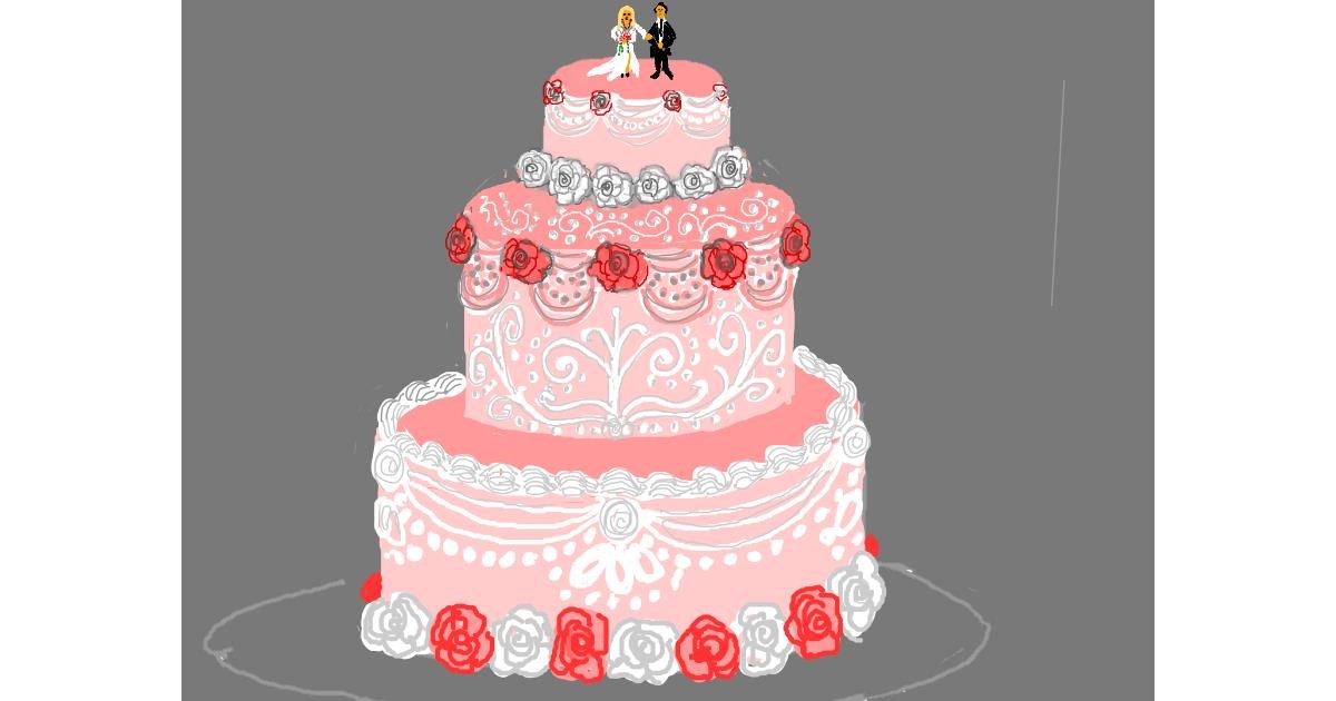 Drawing of Cake by SAM AKA MARGARET 🙄