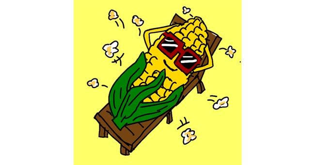 Drawing of Corn by MaRi