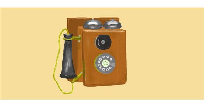 Drawing of Phone by Pinky