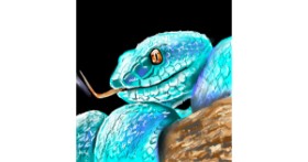 Drawing of Snake by ⋆su⋆vinci彡
