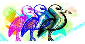 Drawing of Stork by Scotschik❤️