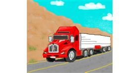 Drawing of Truck by Zz