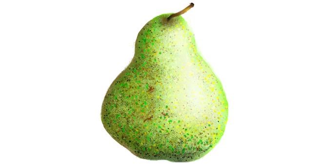 Drawing of Pear by 🇭🇰 Acem Lam