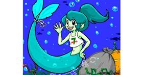 Drawing of Mermaid by JustShin
