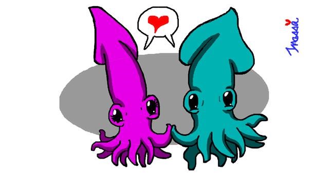 Drawing of Cuttlefish by InessaC