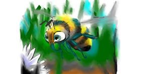 Biene-Zeichnung von Herbert