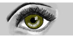 Drawing of Eyes by Debidolittle