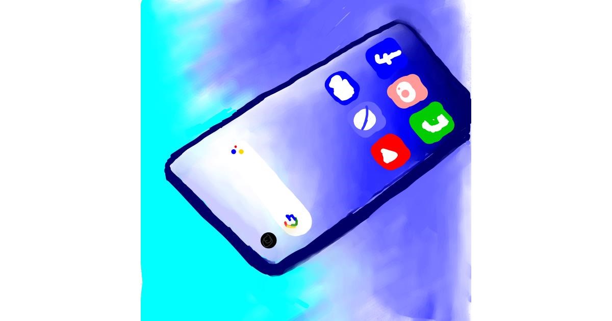 Drawing of Phone by Bumblebee