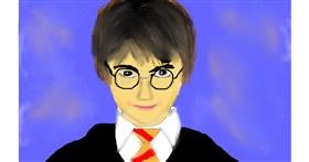 Drawing of Harry Potter by Vinay Tanakala
