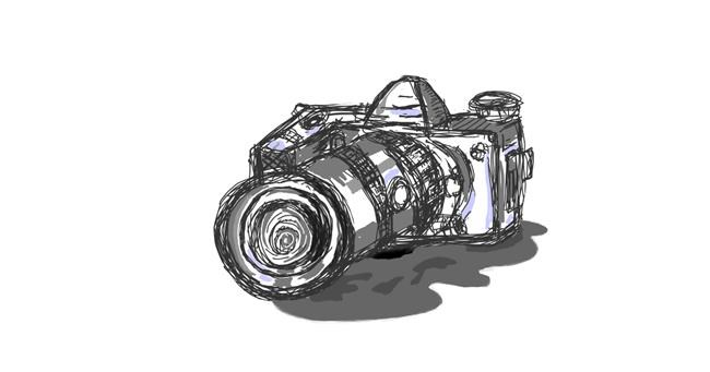 Drawing of Camera by nessa