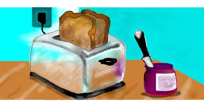 Drawing of Toaster by DebbyLee