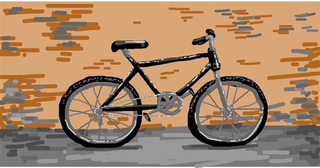 Drawing of Bicycle by Mochi
