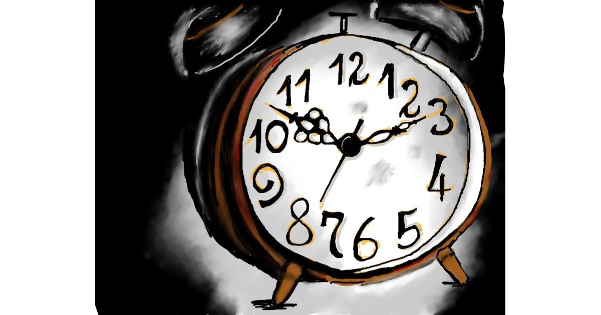 Drawing of Alarm clock by Der hilflose molch