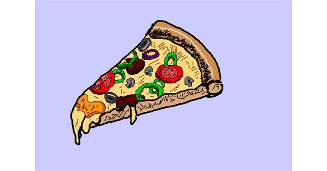 Drawing of Pizza by 🎼Mia🎶