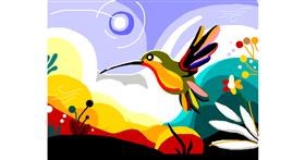 Drawing of Hummingbird by Vulpix