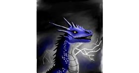 Drawing of Dragon by Sala