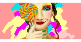 Drawing of Lollipop by Güber Gru
