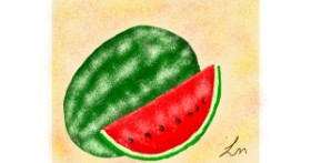 Drawing of Watermelon by Nonuvyrbiznis 
