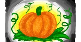 Drawing of Pumpkin by Nina🍎