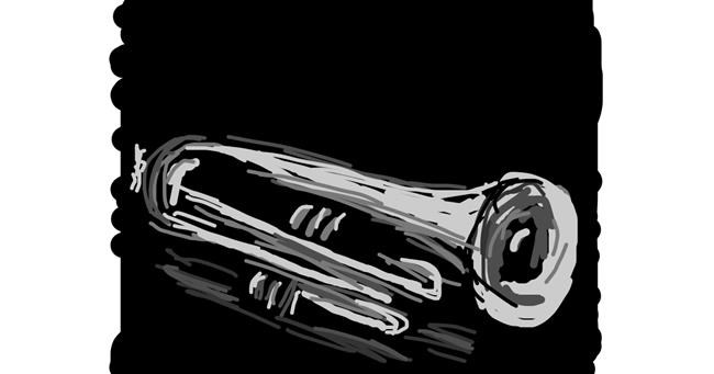 Drawing of Trumpet by Firsttry
