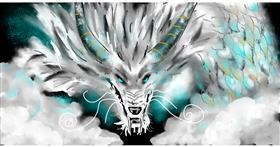 Drawing of Dragon by Eclat de Lune
