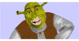 Drawing of Shrek by Temüjin