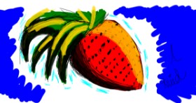 Drawing of Strawberry by That One Llama