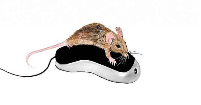 Maus-Zeichnung von Chaching