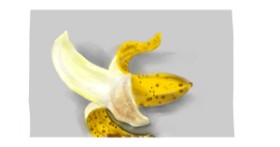 Drawing of Banana by DebbyLee