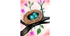 Drawing of Nest by Loz