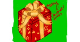 Drawing of Present by Cherri