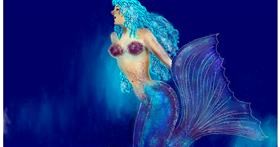 Drawing of Mermaid by Eclat de Lune