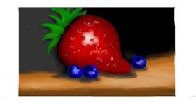 Erdbeere-Zeichnung von DebbyLee