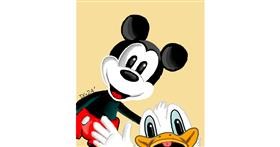 Mickey Maus-Zeichnung von GreyhoundMama