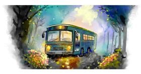 Autobus - autor: Yellow Walrus💛