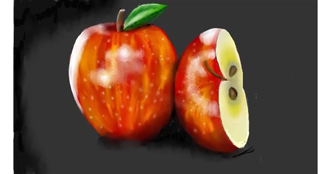 Drawing of Apple by SAM AKA MARGARET 🙄
