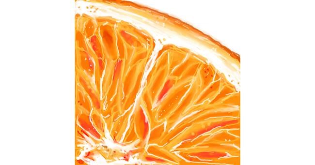 Drawing of Orange by camay