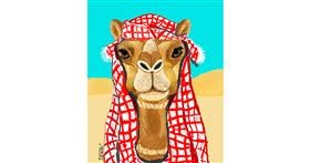 Drawing of Camel by GreyhoundMama