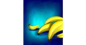 Drawing of Banana by Sarahsays