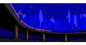 Drawing of Bridge by Annie